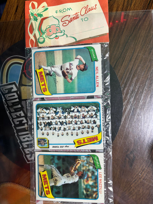 1980 Topps Baseball Holiday Rack Pack! Original and Unopened. Henderson RC?