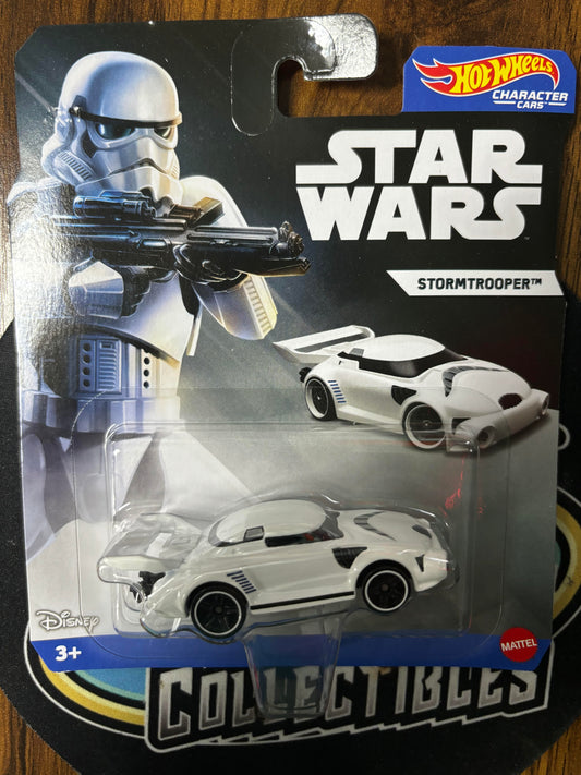 Hot Wheels Charachter Cars Star Wars Storm Trooper!