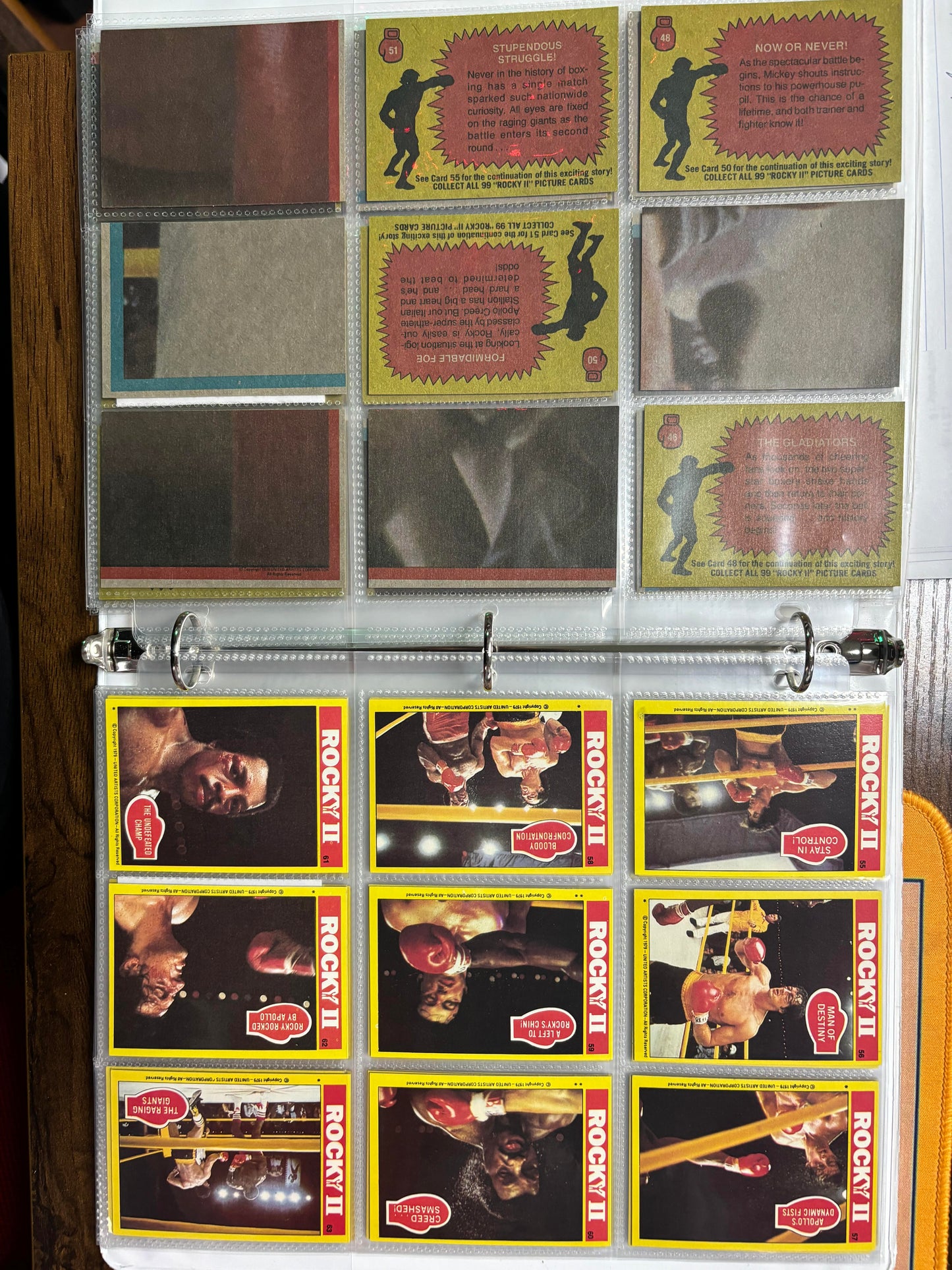 1979 Topps Rocky ll Complete Set #1-99 with 3 Graded SGC Slabs! Nice!