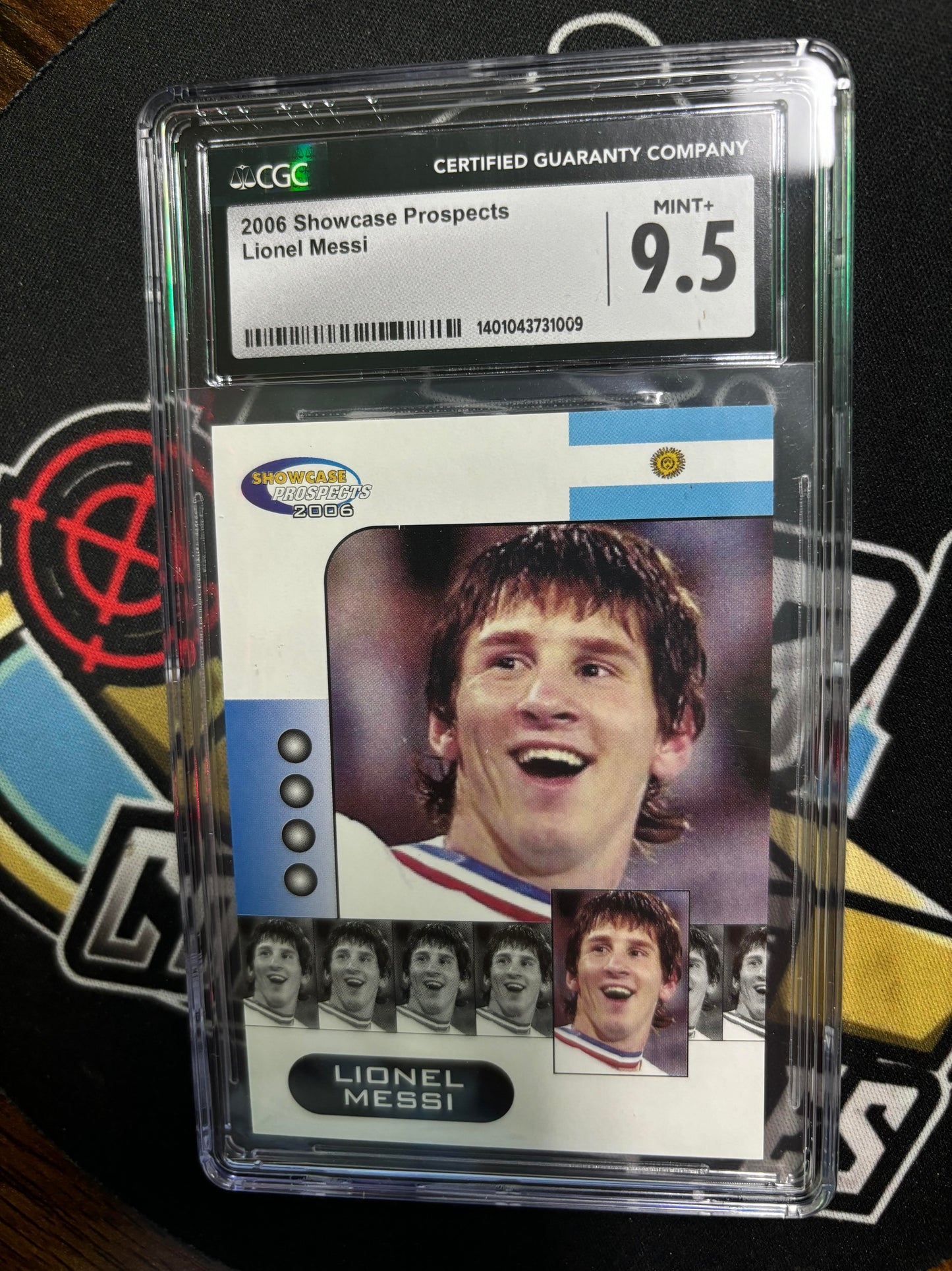 2006 Showcase Prospects Lionel Messi RC Graded 9.5!