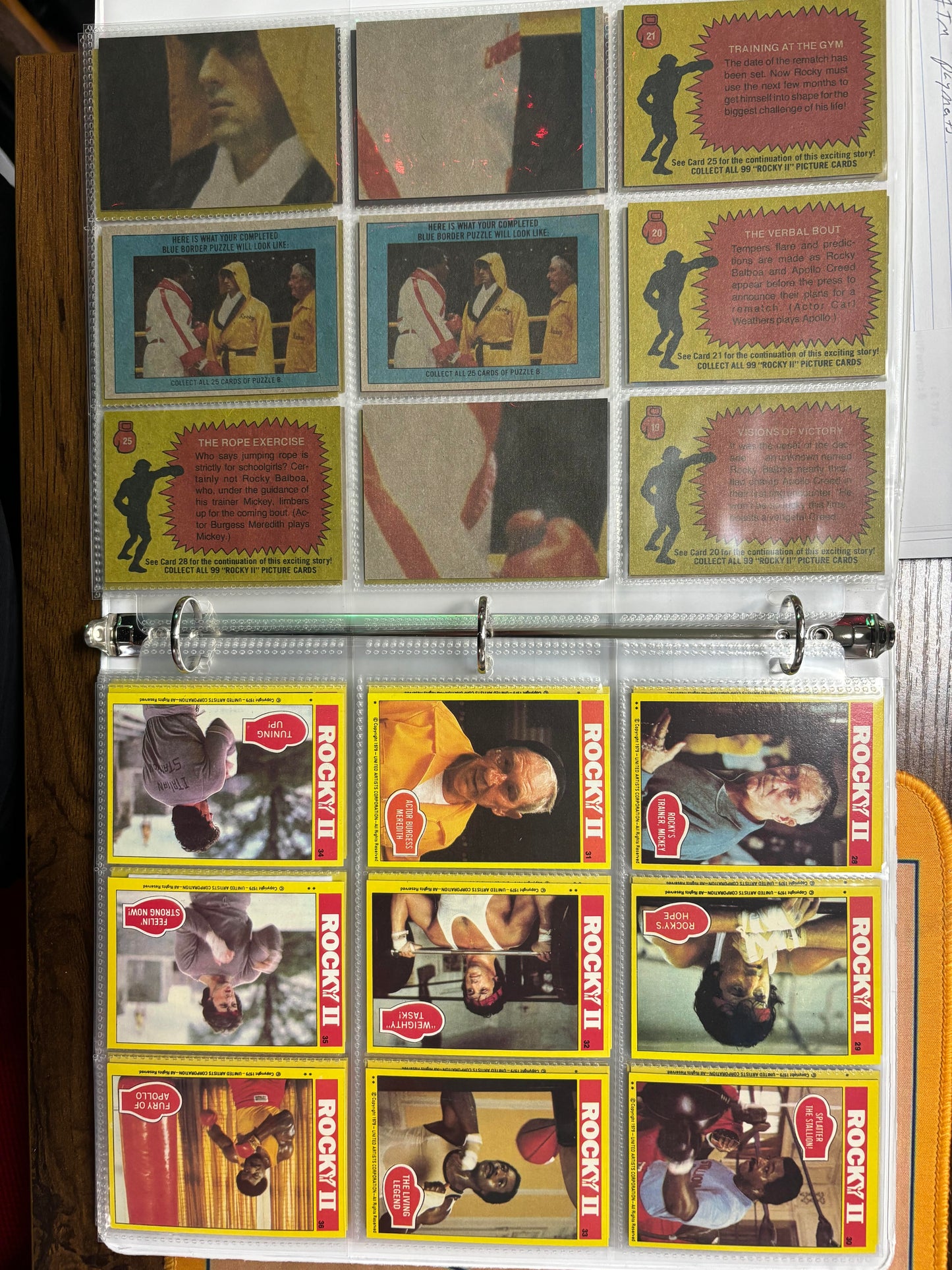 1979 Topps Rocky ll Complete Set #1-99 with 3 Graded SGC Slabs! Nice!