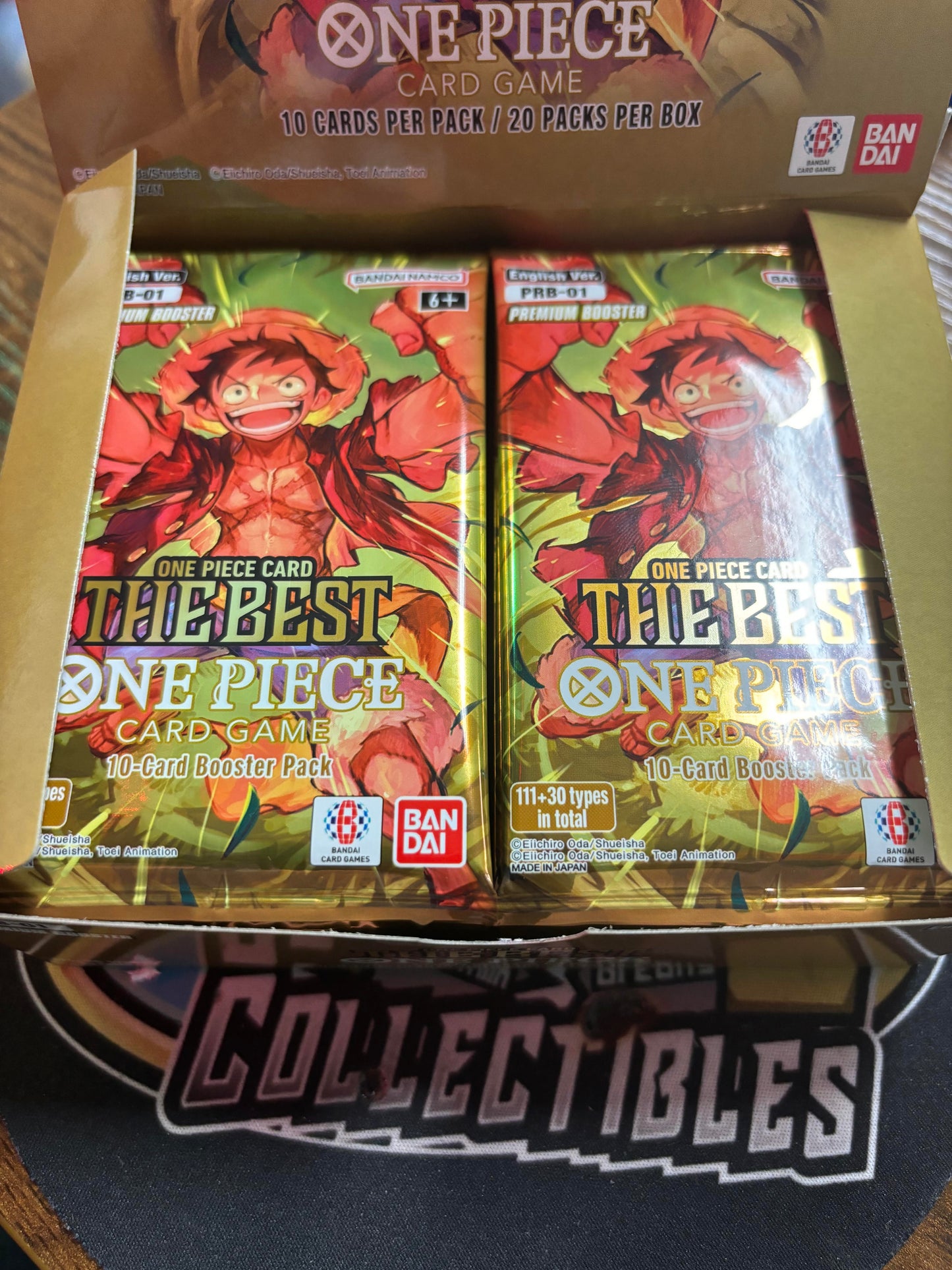 One Piece The Best English PRB-01 Booster Pack. New.