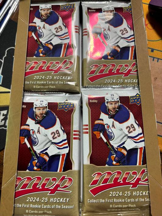 2024/25 Upper Deck MVP Hockey Hobby Pack.